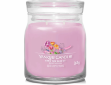 Svíčka ve skleněné dóze Yankee Candle, Ručně vázané květiny, 368 g