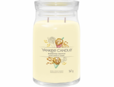 Svíčka ve skleněné dóze Yankee Candle, Vafle s banány a karamelem, 567 g