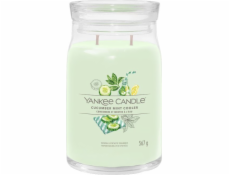 Svíčka ve skleněné dóze Yankee Candle, Okurková limonáda s mátou, 567 g