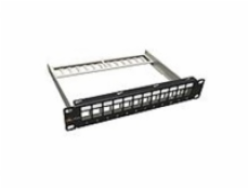 Solarix 10  modulární neosazený patch panel Solarix 12 portů 1U SX12M-0-STP-BK-UNI-N-10