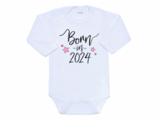 Body s potiskem New Baby Born in 2024 růžové