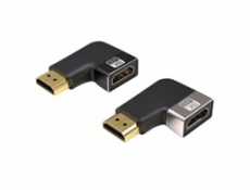 PREMIUMCORD Adaptér spojka 8K HDMI A - HDMI A, F/M, do úhlu 90° - levá