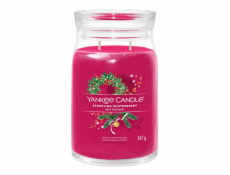 Svíčka ve skleněné dóze Yankee Candle, Jiskrné zimní bobule, 567 g