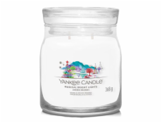 Svíčka ve skleněné dóze Yankee Candle, Čarovná zářící světýlka, 368 g