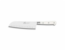 Kuchyňský nůž Lion Sabatier, 814783 Idéal Toque, Santoku nůž, čepel 18 cm z nerezové oceli, POM rukojeť, plně kovaný, nerez nýty