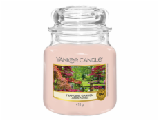 Svíčka ve skleněné dóze Yankee Candle, Tichá zahrada, 410g