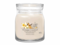 Svíčka ve skleněné dóze Yankee Candle, Vanilkové creme brulee, 368 g