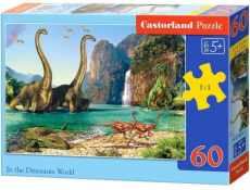 Castorland Puzzle Ve světě dinosaurů 60 dílků (229448)