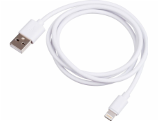 Akyga USB - Lightning kabel 1m bílý (AK-USB-30)