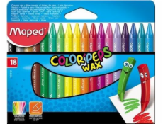 Pastelky na svíčky Maped Colorpeps 18 barev MAPED