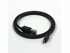 Kábel USB Logo USB-A - microUSB 1 m Czarny