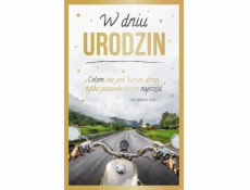 AB přání AB přání k narozeninám malované - pánské Cílem není konec cesty...P23