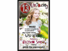 AbCard Přání k narozeninám 13. U99