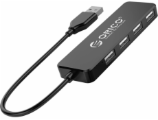 ORICO HUB USB 4X USB-A 2.0  BLACK