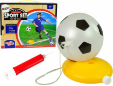 Import leantoys Football Set Ball na provázkové pumpě