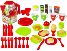 Import leantoys Food Set Jug Hrnek Talíře 42 prvků