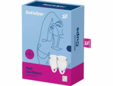 Satisfyer SATISFYER_SET Feel Confident sada menstruačních kalíšek 15ml + 20ml transparentní