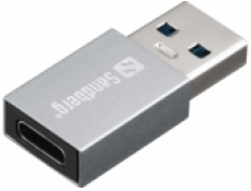 Sandberg USB-A to USB-C Dongle, stříbrná