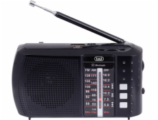 Rádio Trevi, RA 7F20 BT, přenosné, Bluetooth, FM/AM/SW, USB, micro SD karta, lithiová baterie, barva černá