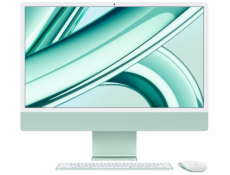 Apple iMac 24  with Retina 4.5K display:M3 chip with 8-core CPU and 10-core GPU, 256GB SSD - Green