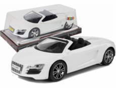 LEANToys natahovací auto kabriolet bílý 1:18