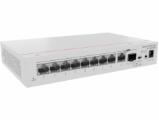 Huawei S110-8P2ST Switch (8*10/100/1000BASE-T ports, PoE+, 1*GE SFP port, 1*10/100/1000BASE-T port, AC power, power adap