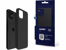 3mk ochranný kryt Hardy Silicone MagCase pro Apple iPhone 12, černá