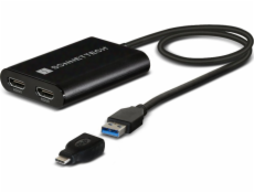 Adapter USB 3 > Dual 4K 60Hz HDMI, für M1 Macs