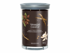Svíčka ve skleněném válci Yankee Candle, Espresso s vanilkovým luskem, 567 g