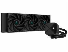 DEEPCOOL vodní chladič LS720S Zero Dark / 3x120 mm fan / Intel i AMD / komplet černý