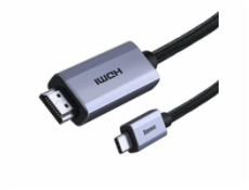 Baseus Graphene Series USB-C na HDMI 2.0, 4K 60Hz, kabel 1m, černá