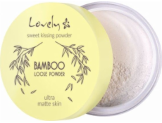 Lovely LOVELY_Sweet Kissing Powder Bamboo Loose Powder Ultra Matte Ultra Matte Skin transparentní matující bambusový pudr na obličej 5,5 g