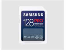 Samsung paměťová karta 128GB PRO ULTIMATE SDXC CL10 U3 V30 (č/z: až 200/130MB/s)