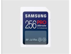 Samsung paměťová karta 256GB PRO ULTIMATE SDXC CL10 U3 V30 (č/z: až 200/130MB/s)