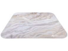 AROZZI Zona Quattro White Marble/ ochranná podložka na podlahu/ 116 x 116 cm/ design bílý mramor