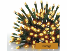 LED vánoční řetěz, 18 m, venkovní i vnitřní, vintage, časovač