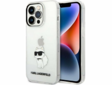 Karl Lagerfeld IML Choupette NFT Zadní Kryt pro iPhone 14 Pro Max Transparent