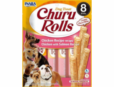 Churu Dog Rolls Chicken with Salmon wraps 8x12g