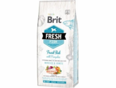 Brit Fresh Fish with Pumpkin Adult Large 12kg granule pro psy