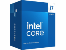 CPU INTEL Core i7-14700F, až 5.4GHz, 33MB L3, LGA1700, BOX (bez chladiče)