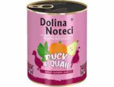 Dolina Noteci Dolina Noteci Premium Superfood Dog Plechovka kachna a křepelka 800g