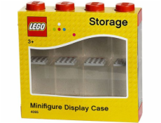  LEGO Minifigures vitrína 8 červená, úložný box