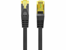 Lanberg Patchcord kat.6a S/FTP LSZH CU 1m náhoda prošel černý