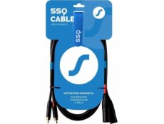 Kabel SSQ SSQ RCAXM2 - RCA - XLR kabel