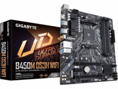  GIGABYTE B450M DS3H WIFI, základní deska