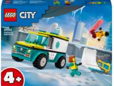  Stavebnice LEGO 60403 City Sanitka a snowboardista