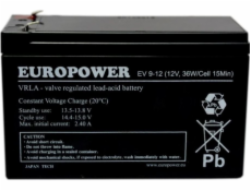 Baterie Europower EV 12V 9Ah