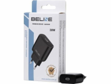 Nabíječka Beline 30W GaN USB-C PD 3.0 nástěnná nabíječka bez kabelu, černá