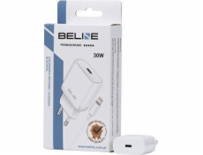 Nabíječka Beline 30W GaN USB-C síťová nabíječka + lightning kabel, bílá