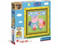 Puzzle 60 dielikov Frame Me Up Peppa Pig